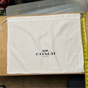 Coach White Dust Bag 15” x 20” - Lot of 10